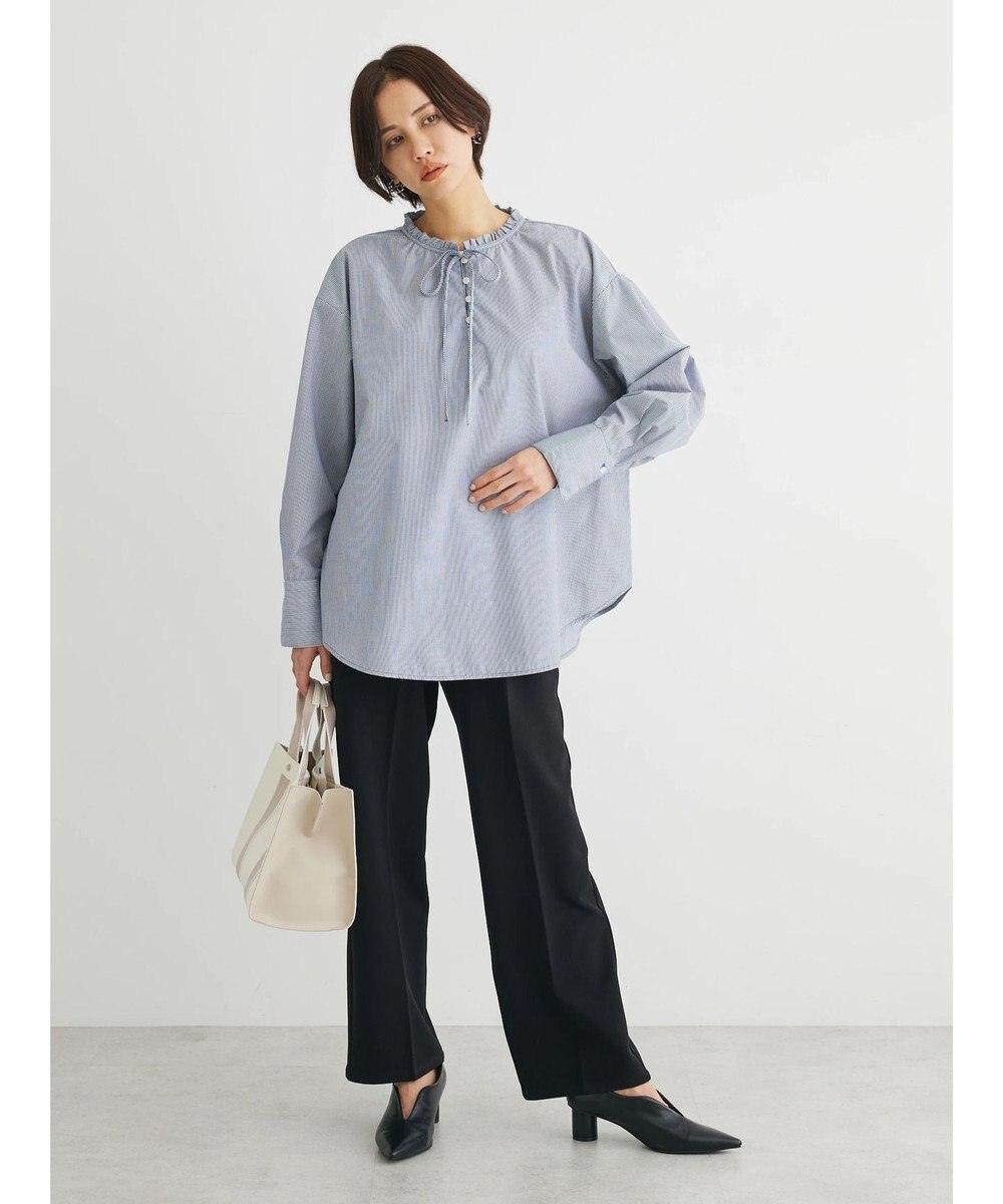 Green Parks スタンドフリルアソートブラウス 