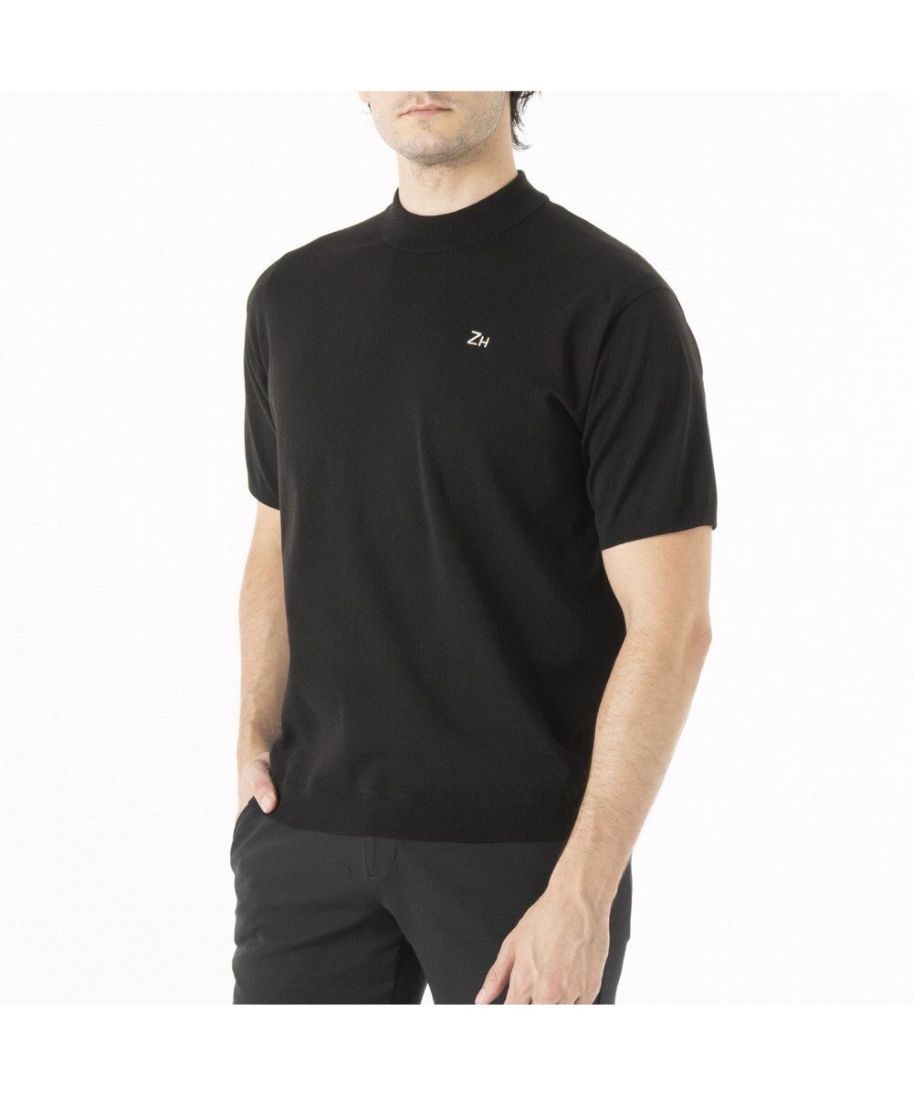 ZERO HALLIBURTON ニットモックネックTシャツ ZHG-M5S9b 82959 