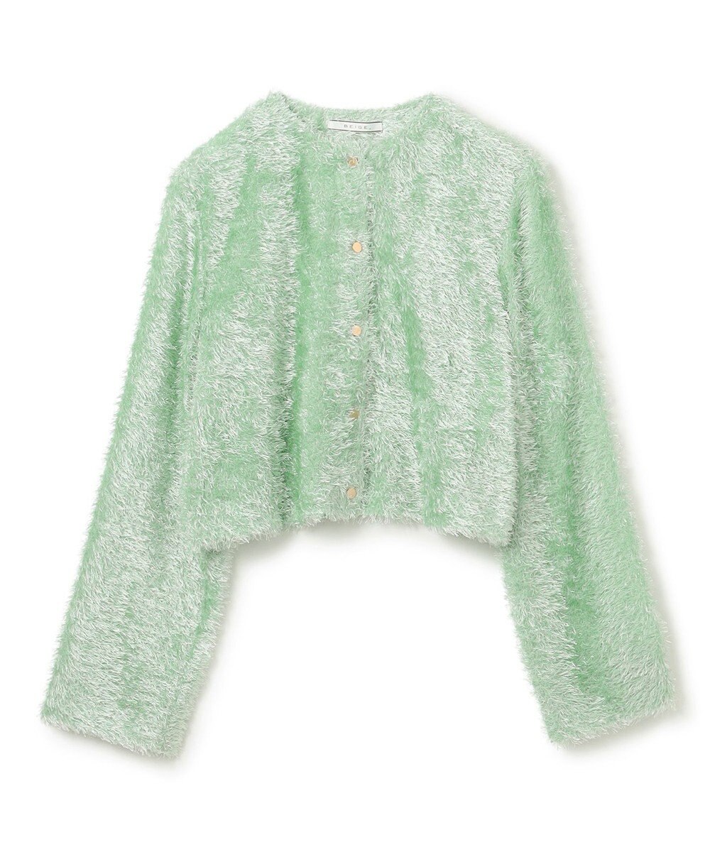 BEIGE， 【GISELe 4月号掲載】KOCHIA / ファージャカードクルーネックブラウス 