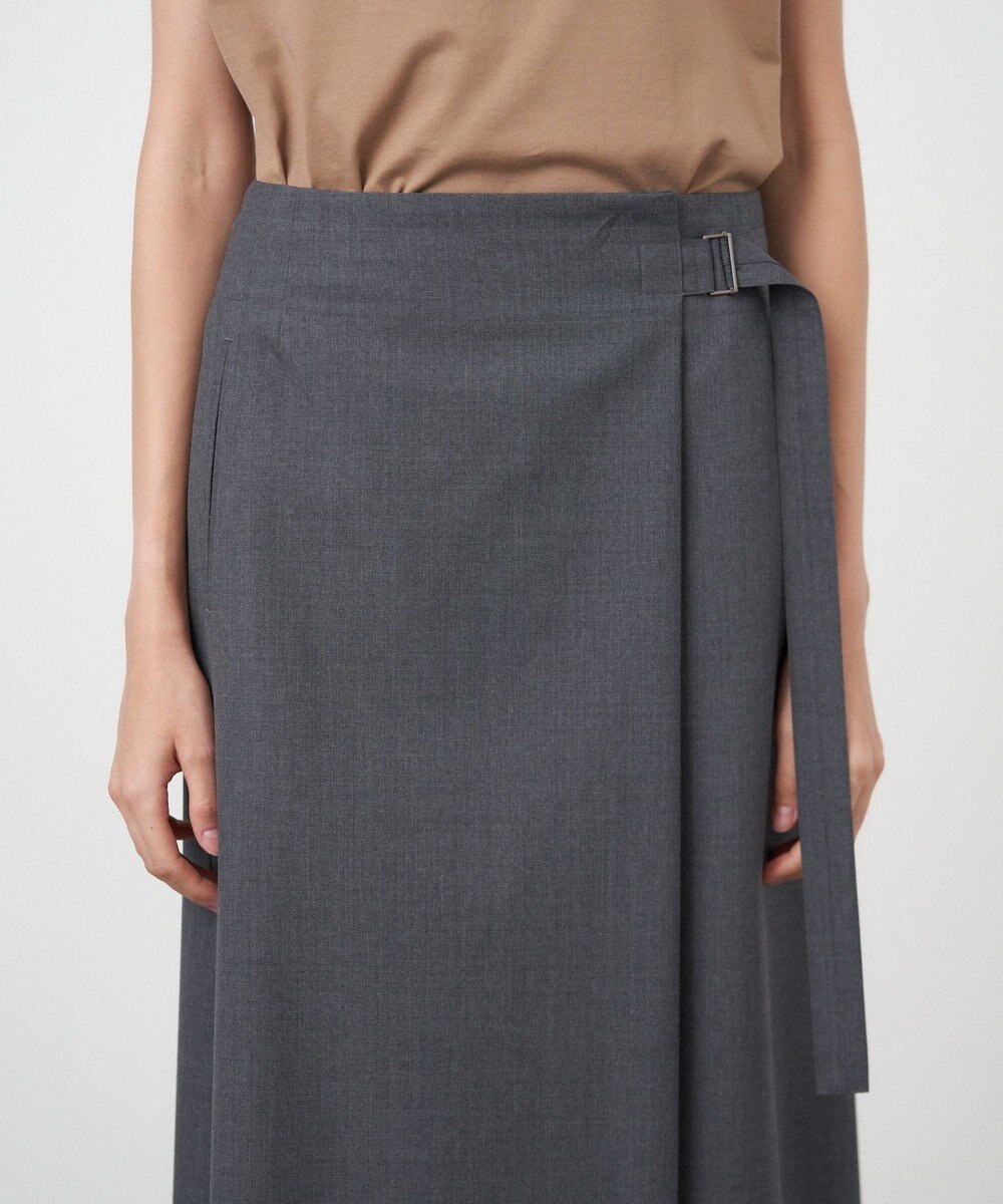 ATON WOOL TROPICAL | ラップドスカート 