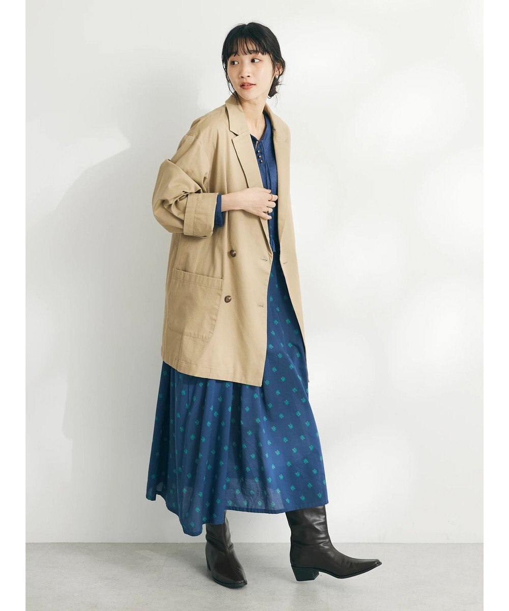 CRAFT STANDARD BOUTIQUE コットンギャバジンＷテーラードジャケット 
