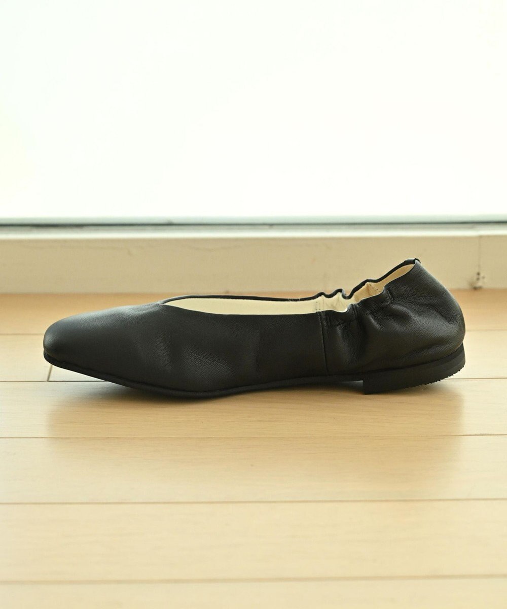 nouvelleRobe Oū 【本革・高反発】Square-plain スクエアトゥ Vカットパンプス 