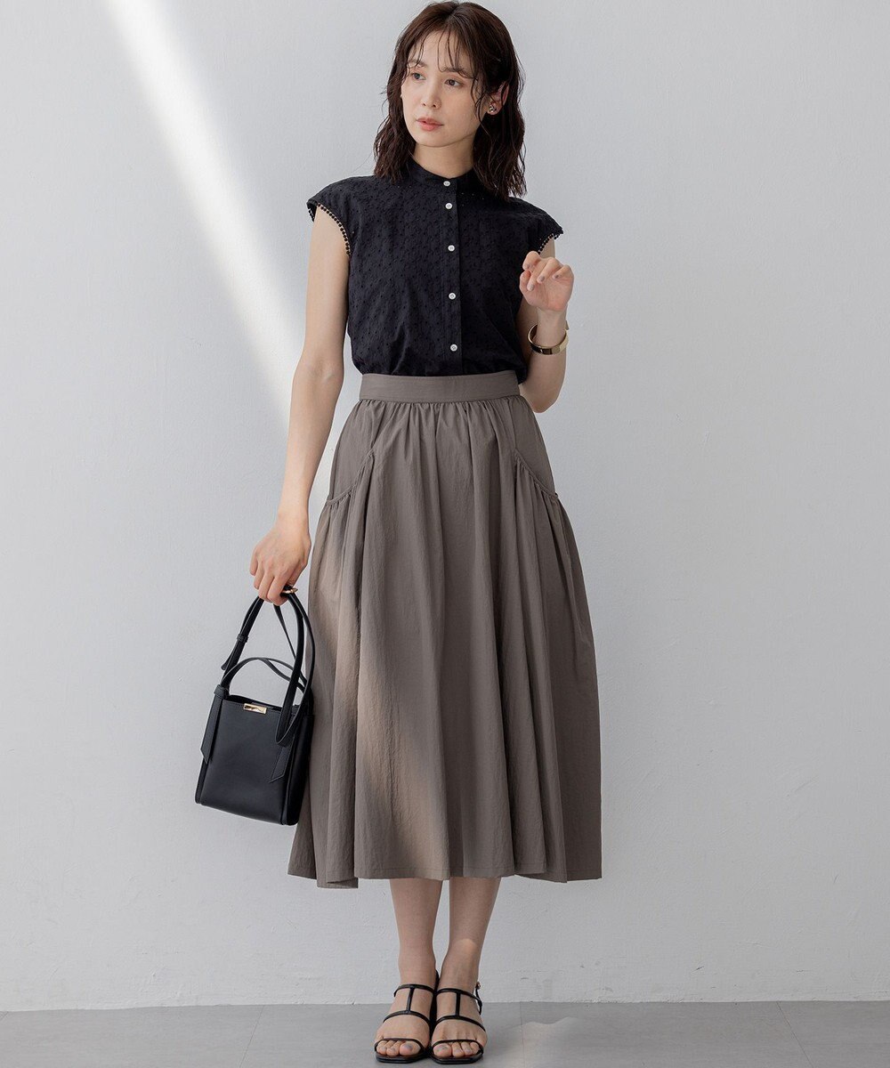 組曲 エアリータフタスカート 