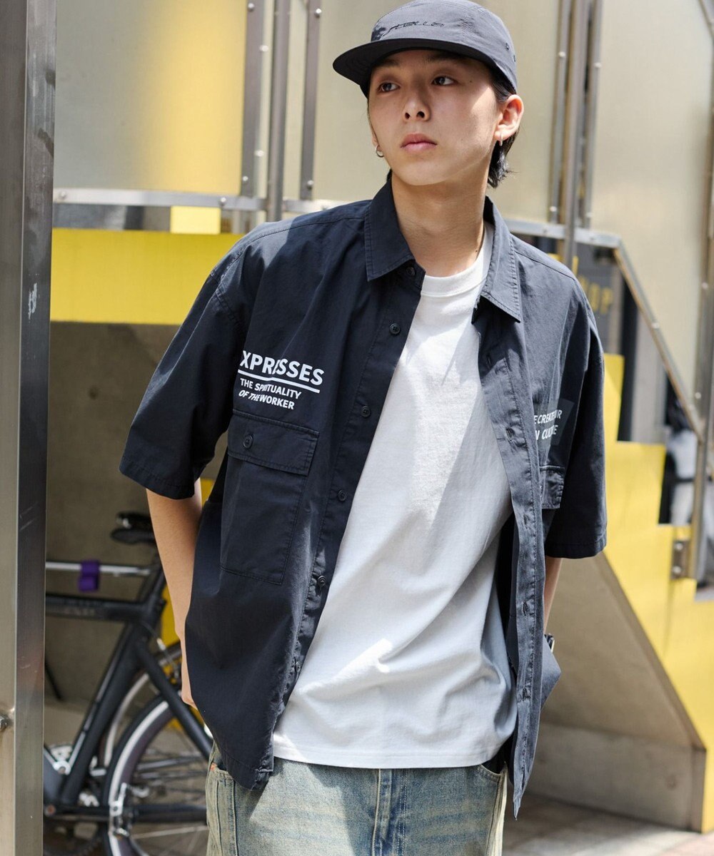 WEGO 【ユニセックス着用ITEM】ミリタリーハーフスリーブシャツ 