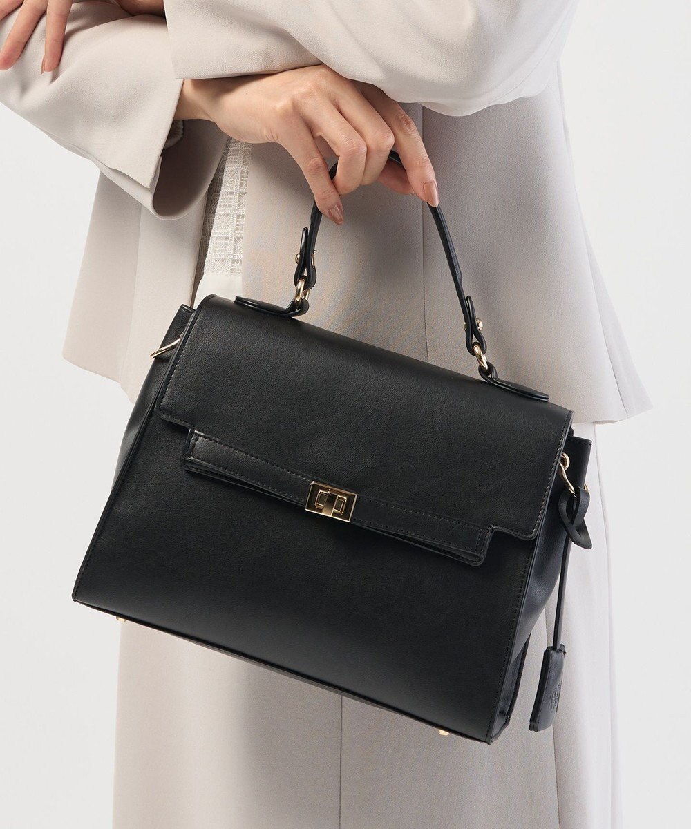 J.PRESS LADIES 【2way】フラップノーブル バッグ 