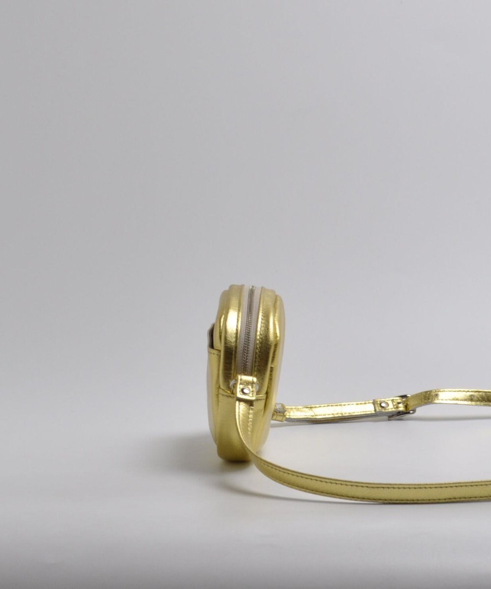 blancle メタリックレザー ラウンドショルダー 