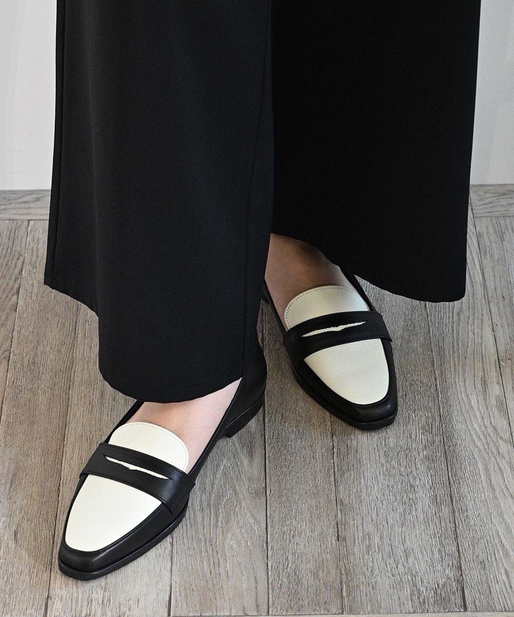 APOM 日本製 晴雨兼用スクエアトゥコインローファー15＜CRAHUG限定＞ 