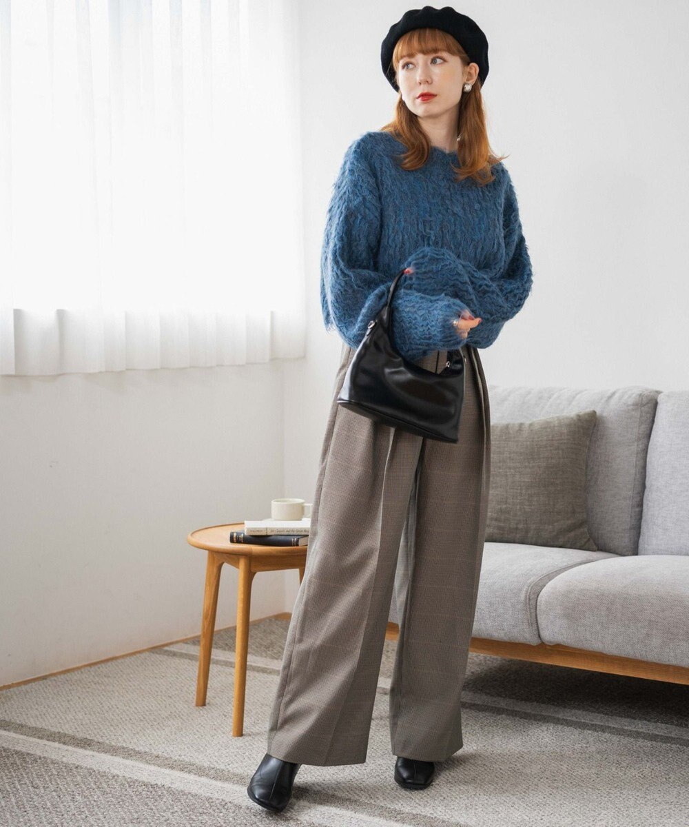 WEGO ブラッシュニットショートプルオーバー 