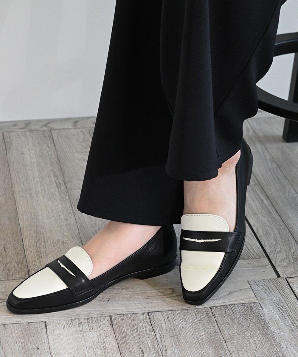 APOM 日本製 晴雨兼用スクエアトゥコインローファー15＜CRAHUG限定＞ 