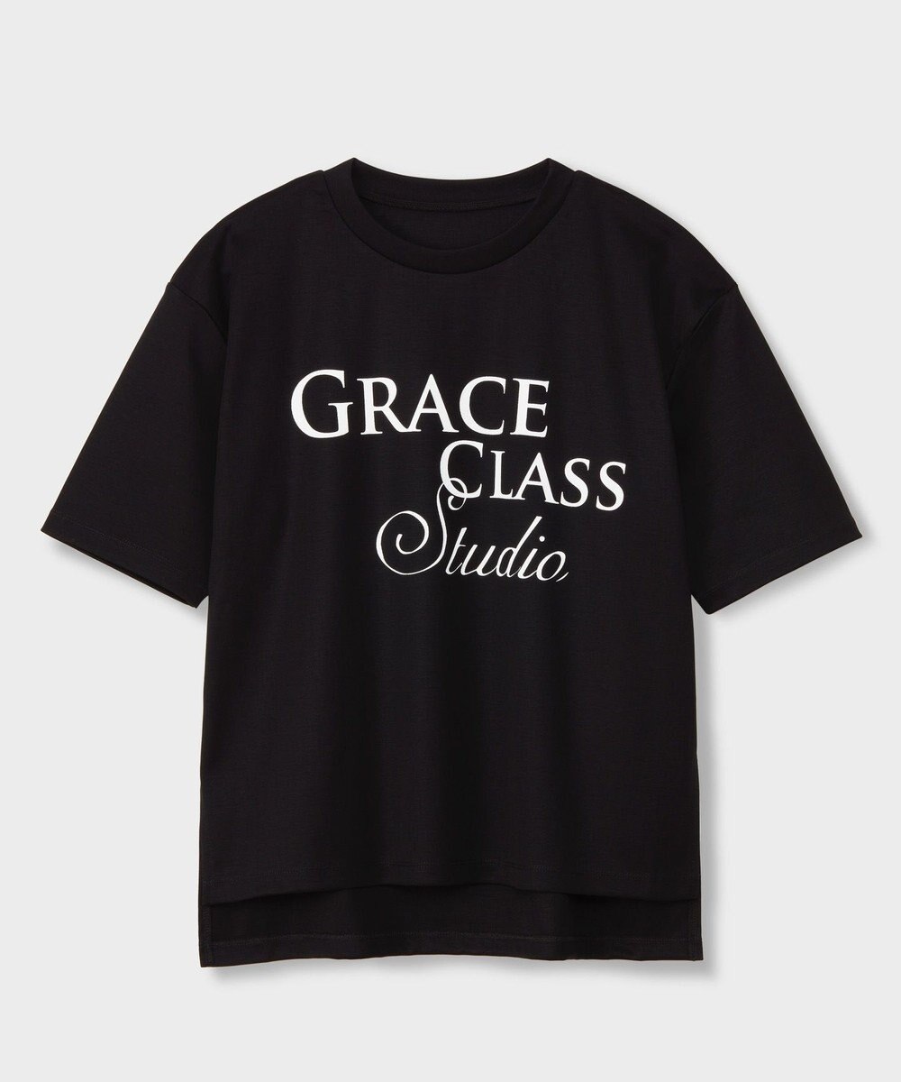 GRACE CONTINENTAL レタードシルケットTシャツ 