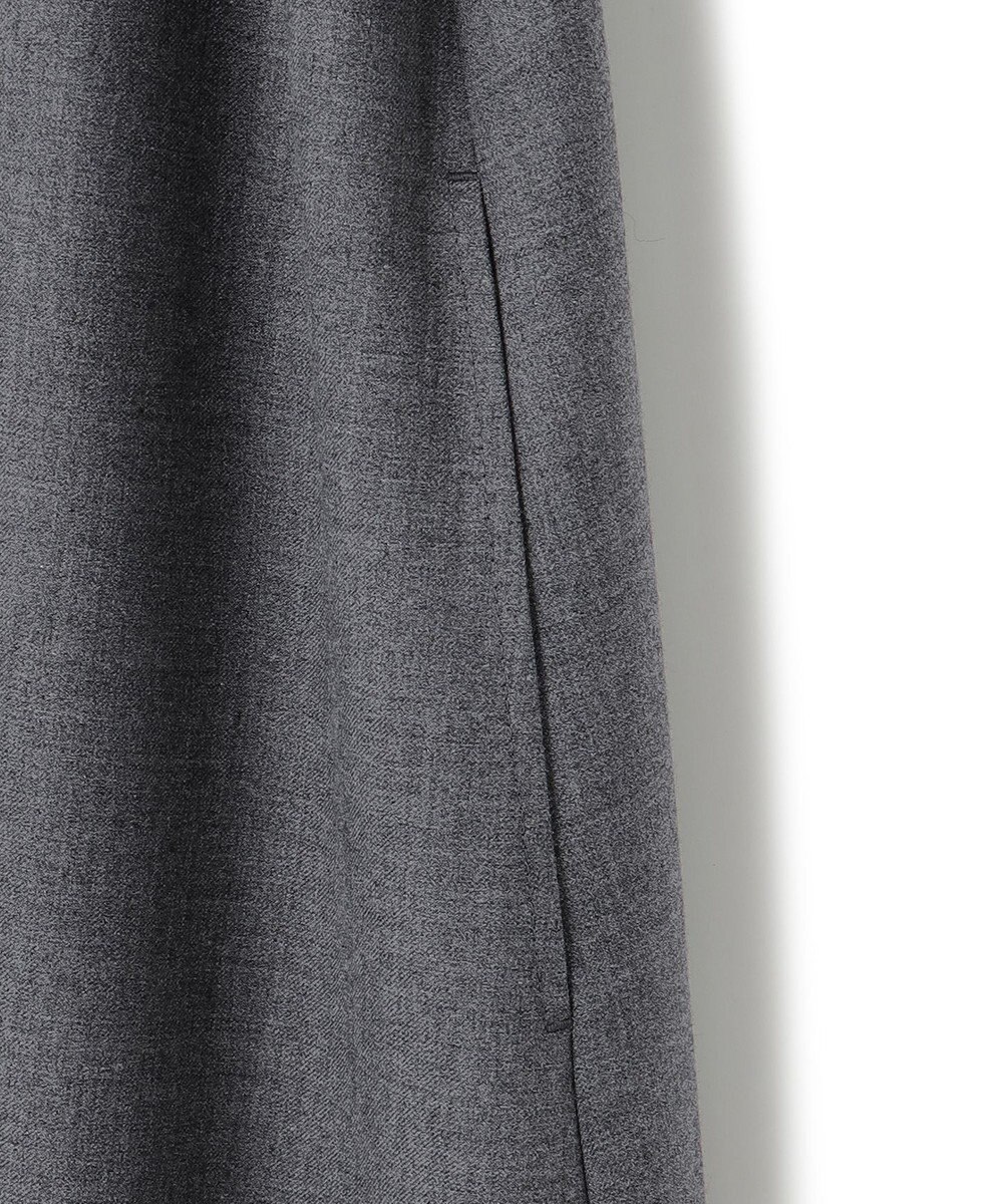 23区 【洗える】ウールストレッチツイル シャツワンピース 