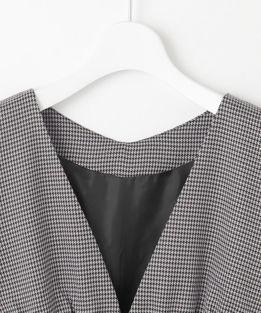 Feroux 【洗える】美シルエット ジャンパースカート 