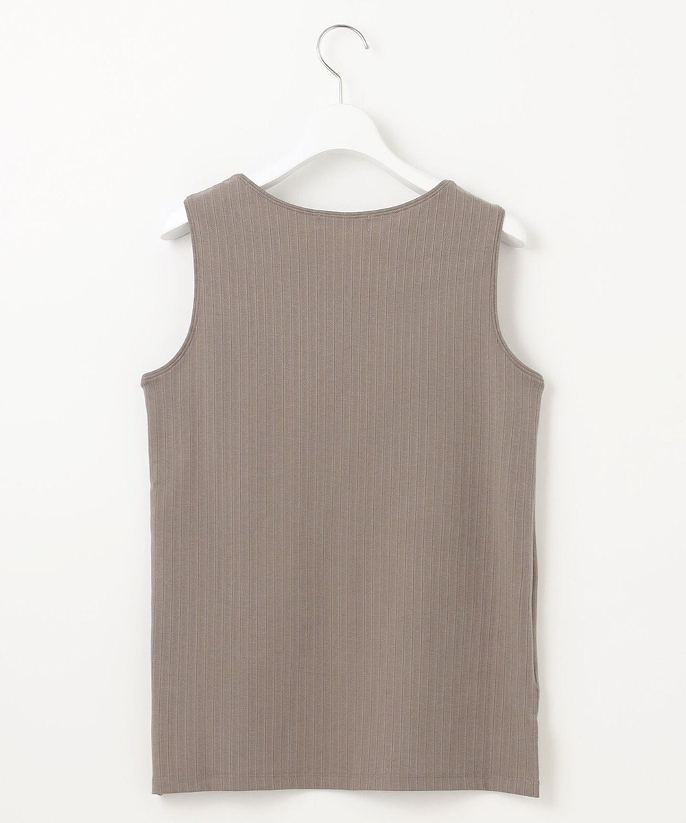 J.PRESS LADIES L ワイドリブジャージー ノースリーブ カットソー 