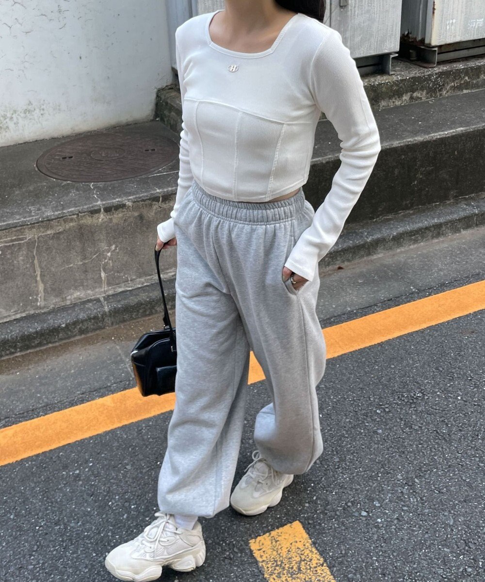 WEGO ヴィンテージウォッシュコルセットデザイントップス 