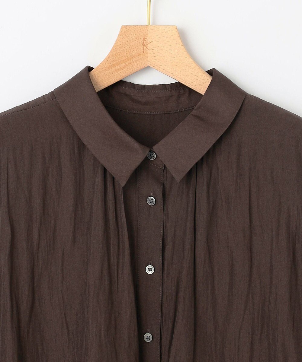 組曲 S 【入江未悠さんコラボ】ギャザーライトデシンティアード ブラウス 