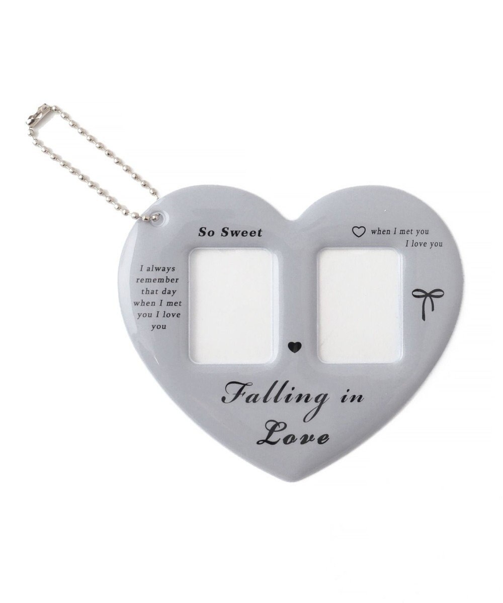 WEGO 【推し活＆痛バ】ハートIDフォトケースキーホルダー 