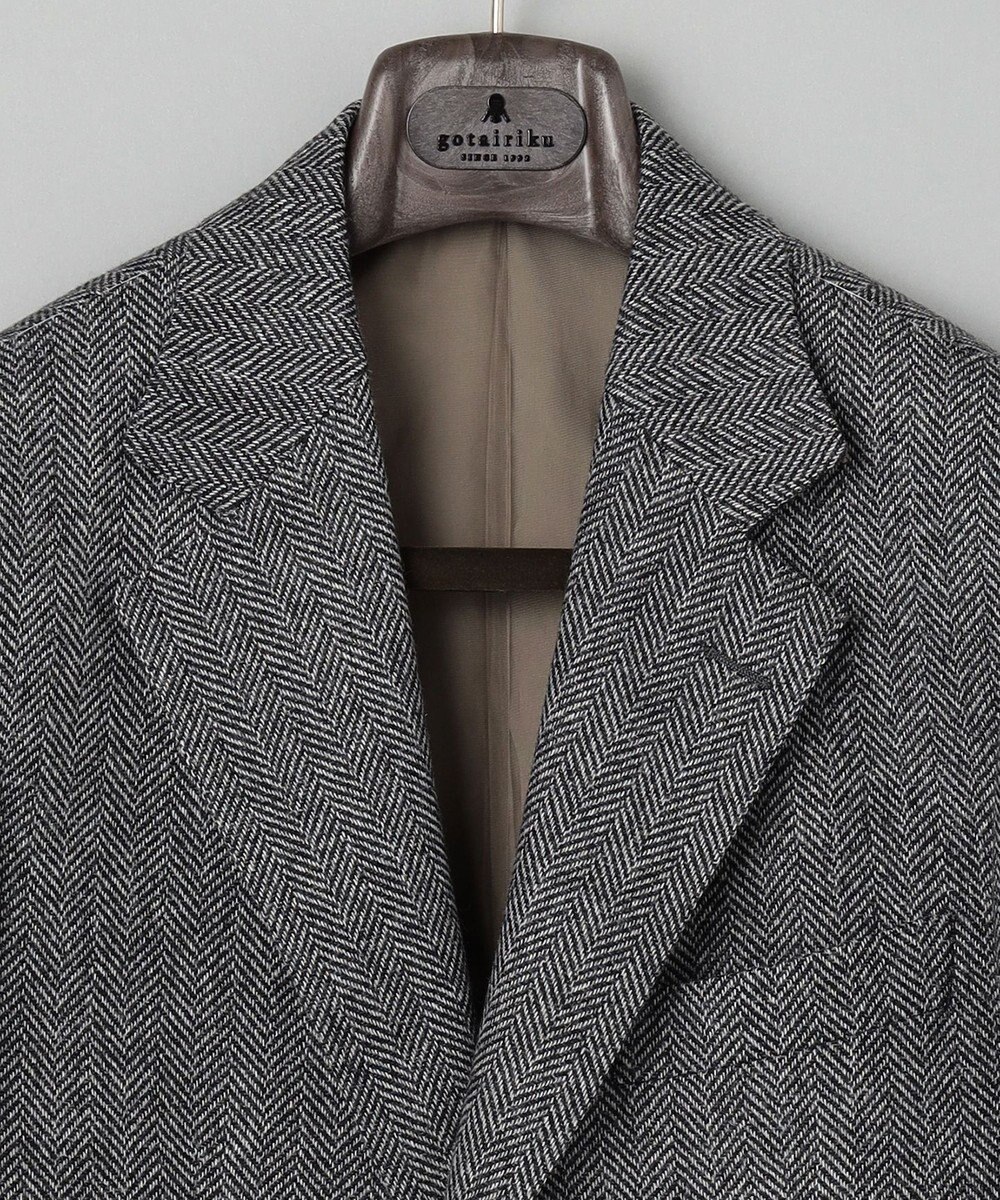 GOTAIRIKU 新色追加【一部ストレッチ】カシミヤブレンド 定番ツイードジャケット(25年モデル) 