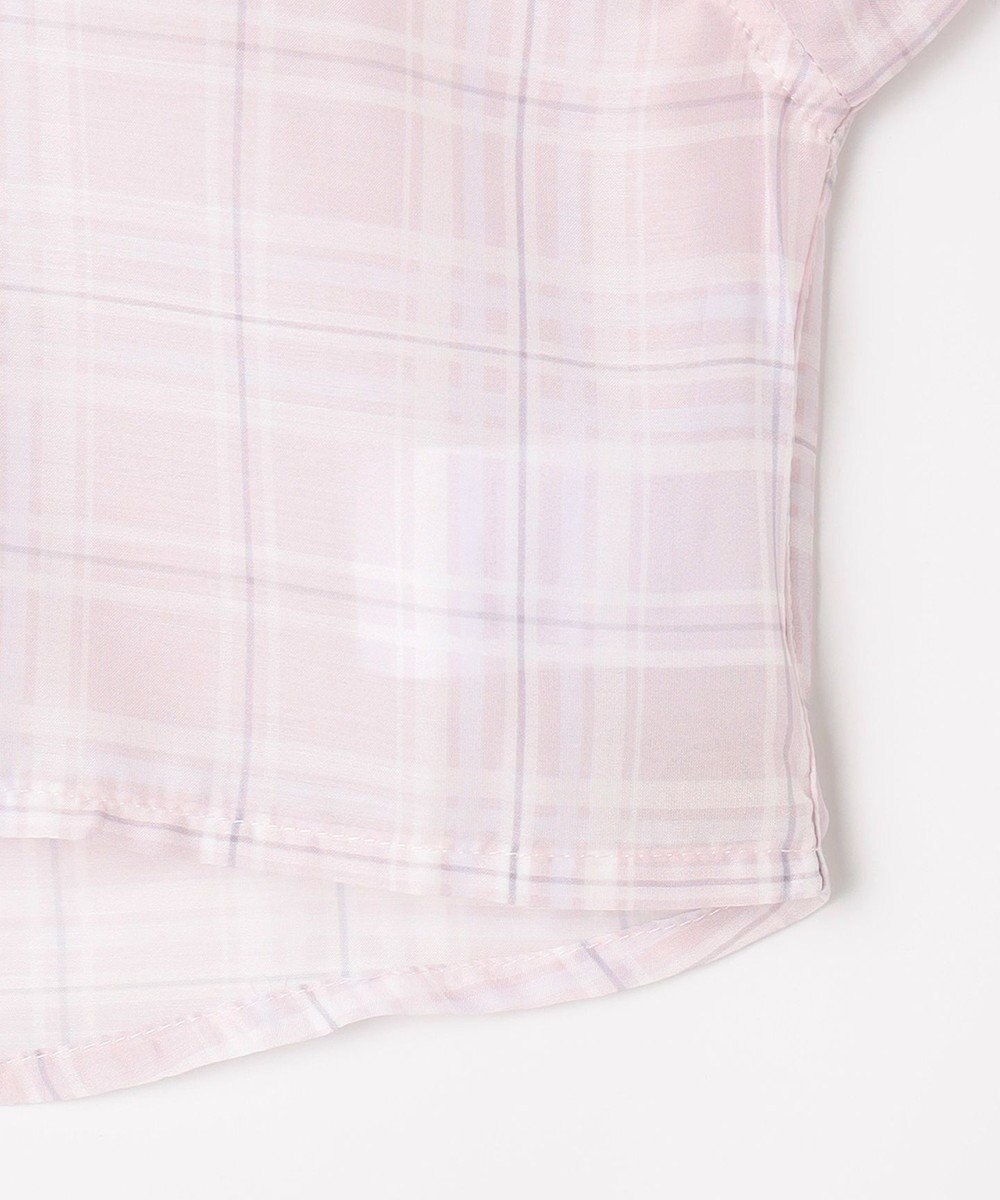 ANY KIDS シアーチェックシャツ 