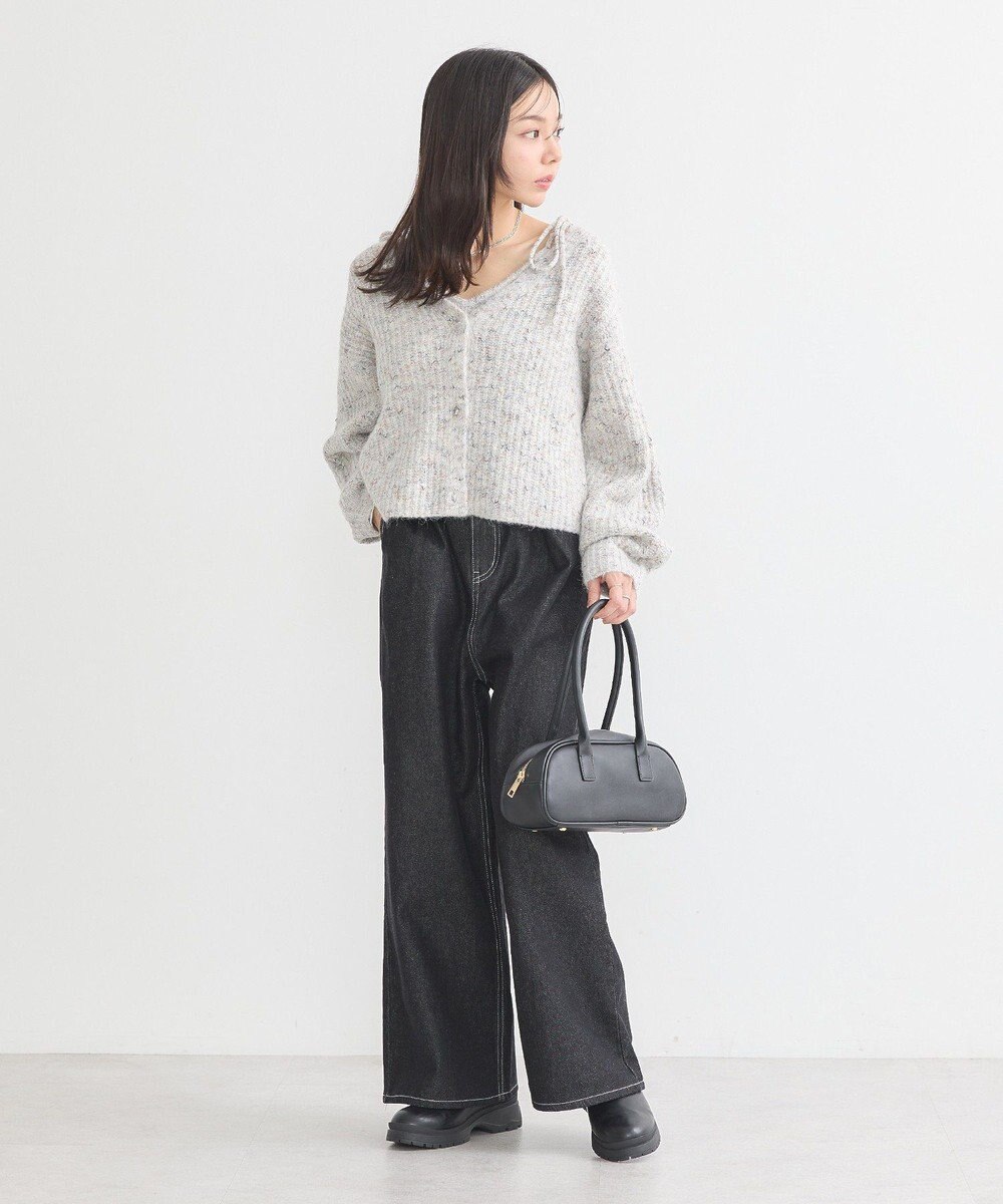 earth music&ecology 【WEB限定】SET2点ショートカーディガン＋リボンキャミソール 