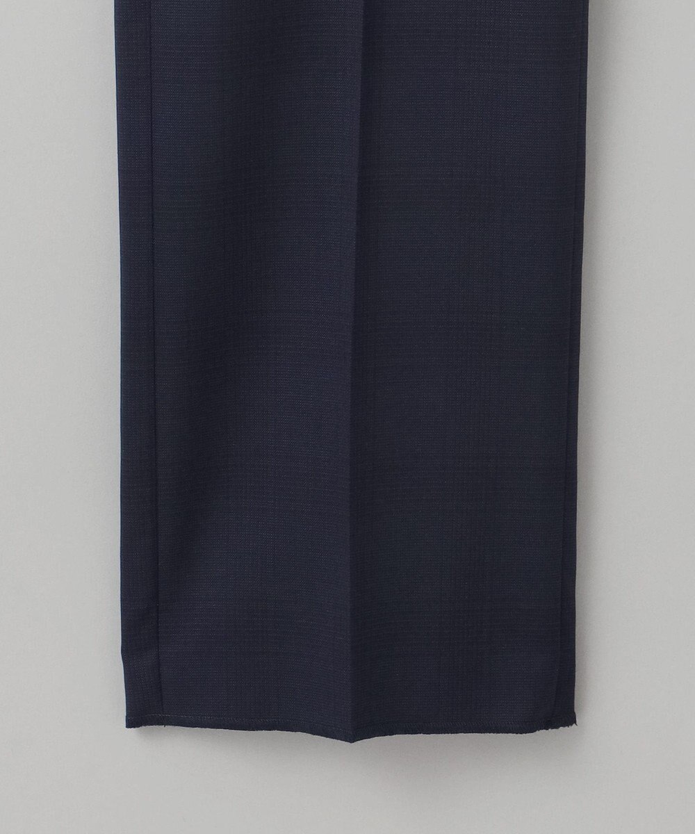 GOTAIRIKU 横に伸びる【TasmaniaWool/タマニアウール】ストレッチ スーツ__ネイビー格子柄 