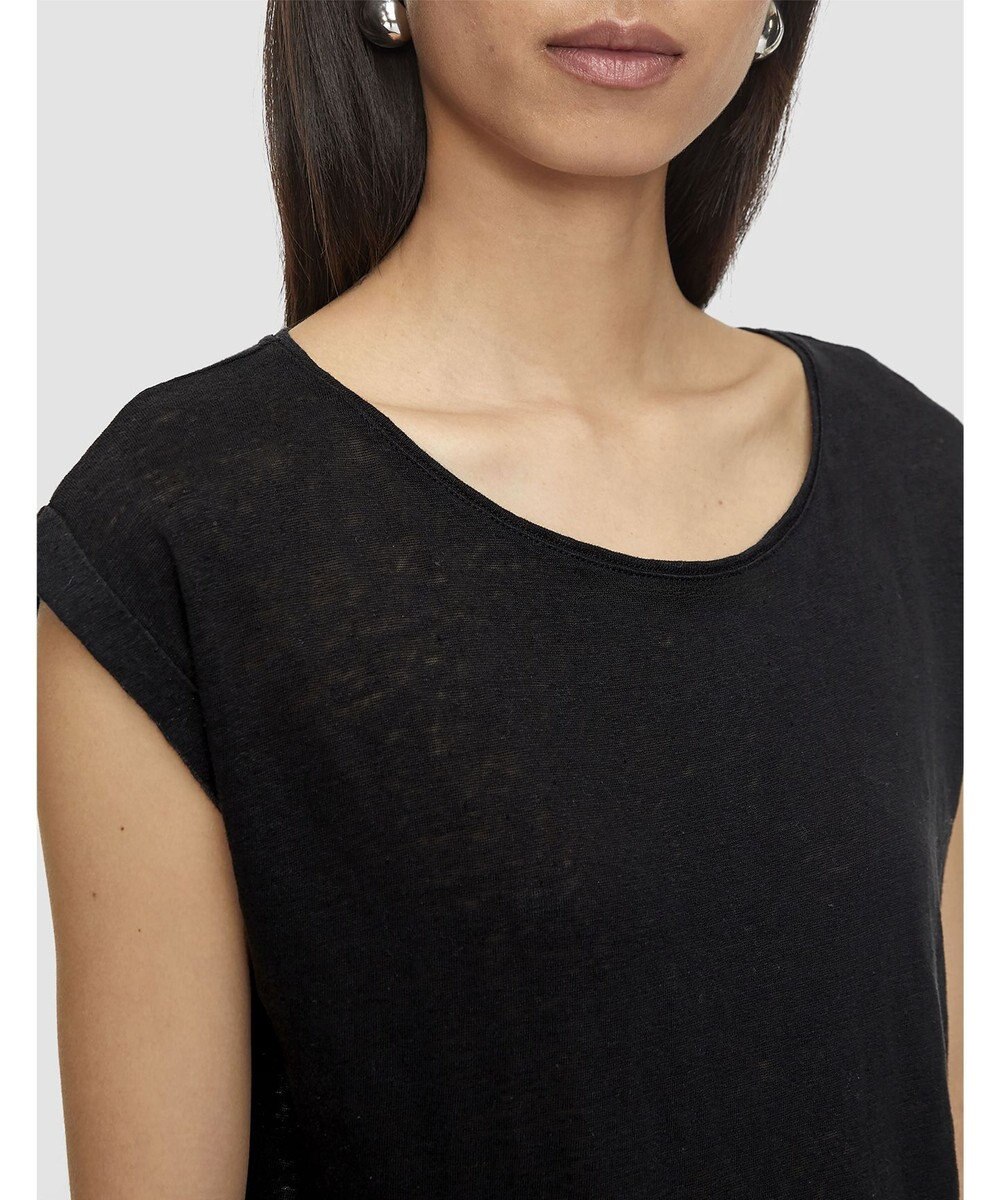 JOSEPH 【洗える】リネンジャージー　キャップスリーブトップス 