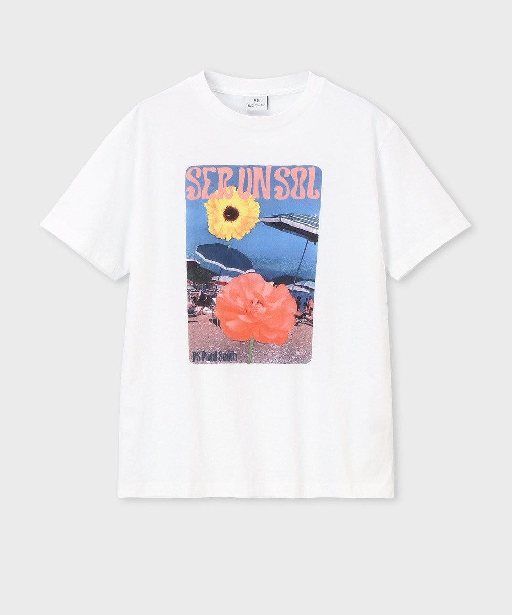 Paul Smith Sea un Sol” 半袖Tシャツ ホワイト