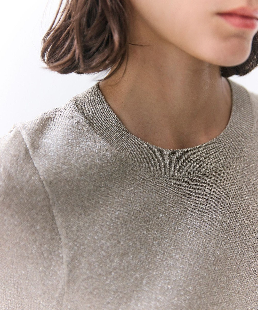 BEIGE， SMITHONITE / リュクスグリッター コクーンプルオーバー 