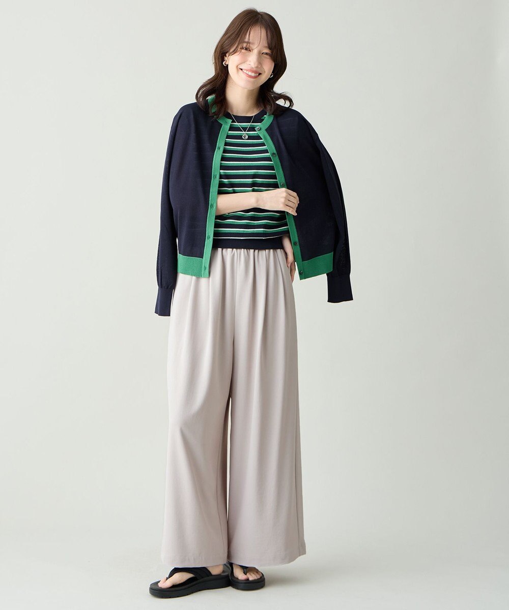 ANY ツインニットセット（ノースリーブニット＋カーディガン） 