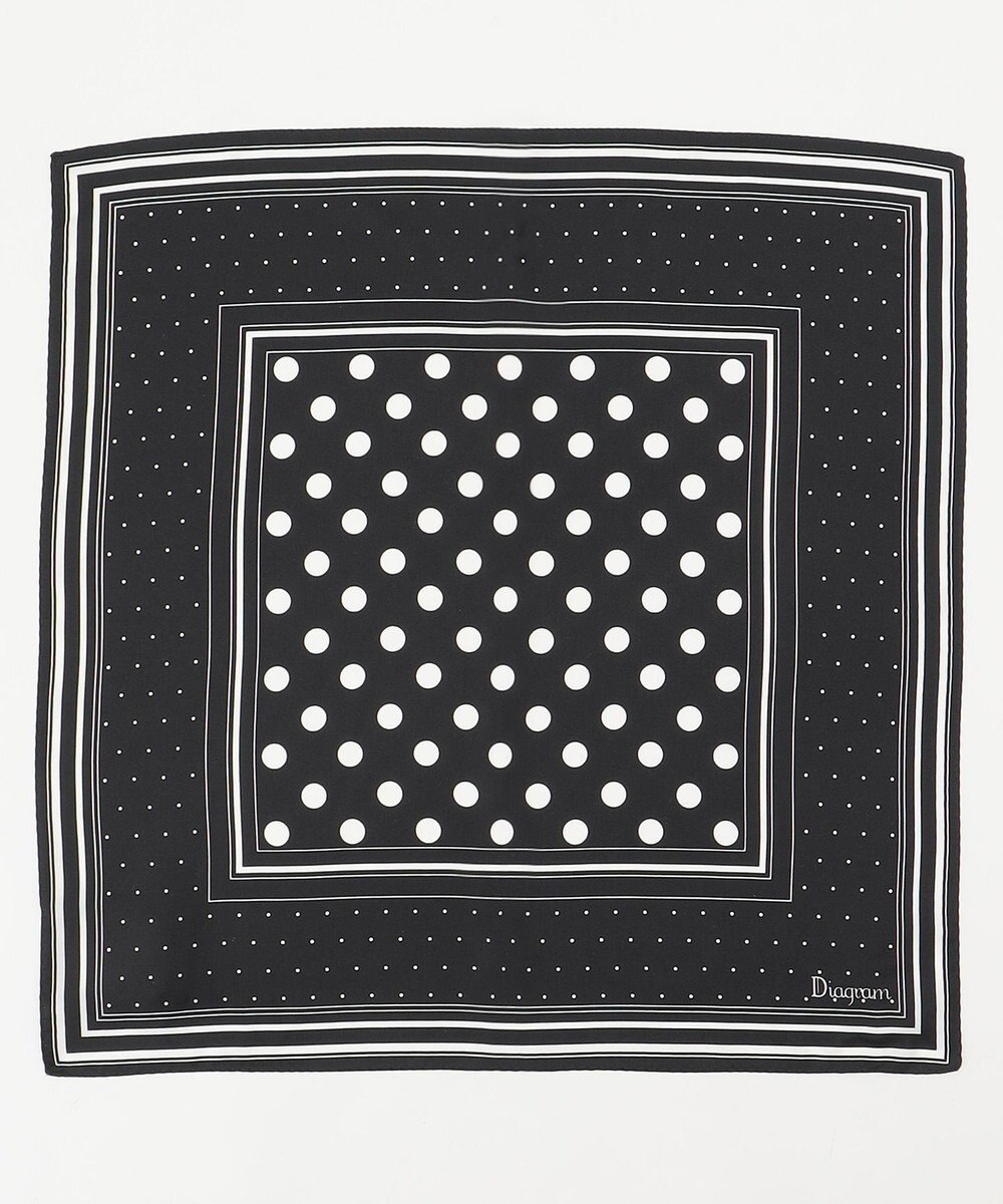 GRACE CONTINENTAL シルクドットスカーフ 