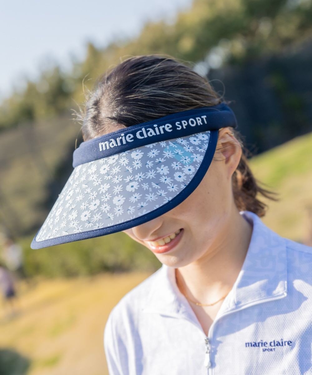 FILA GOLF／marie claire 【marie claire SPORT】花柄UVクリップサンバイザー 