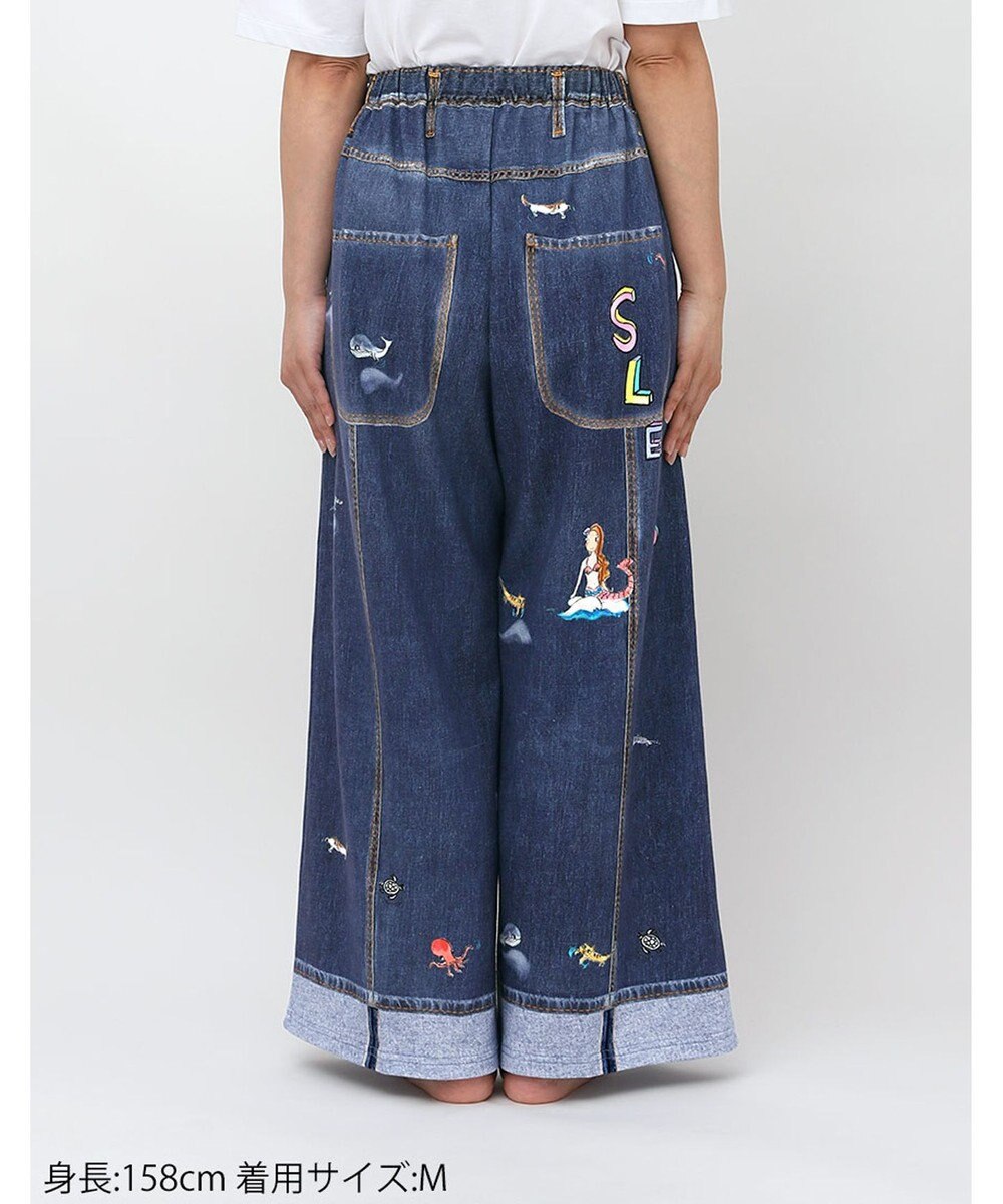 tsumori chisato SLEEP ツモリチサト ボトムス 綿100%(本体) ワイドパンツ 長ズボン ルームウエア レディース UOX510 /ワコール 