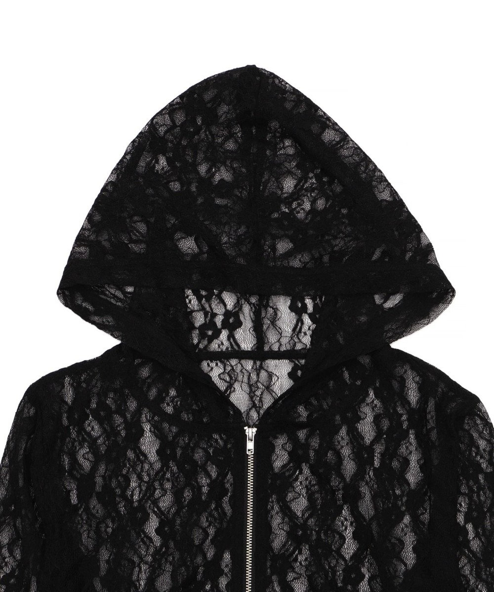 WEGO レースダブルジップパーカー 