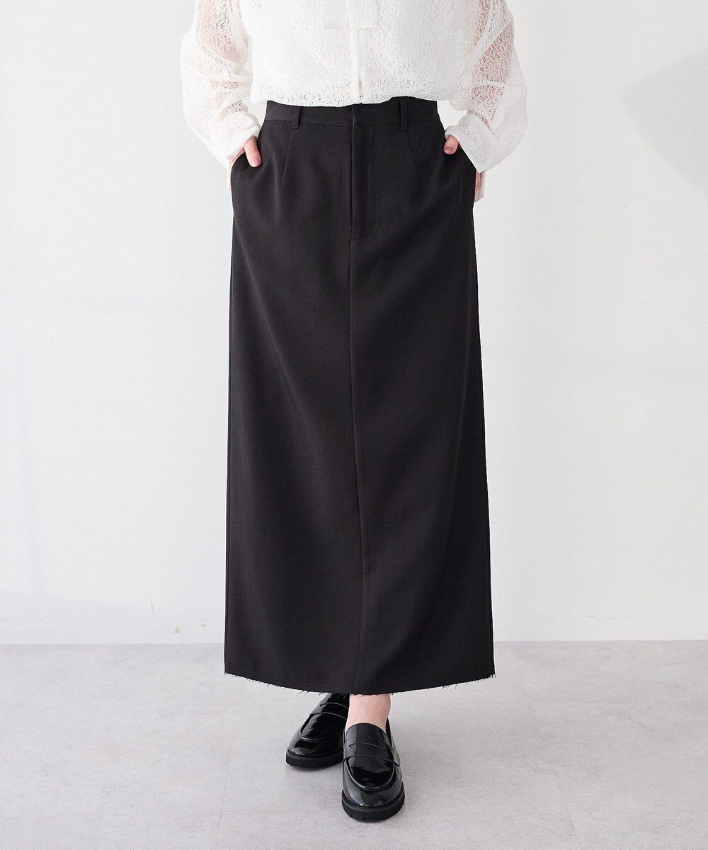 CRAFT STANDARD BOUTIQUE ＜セレモニー＞カットアウトヘムIラインスカート 