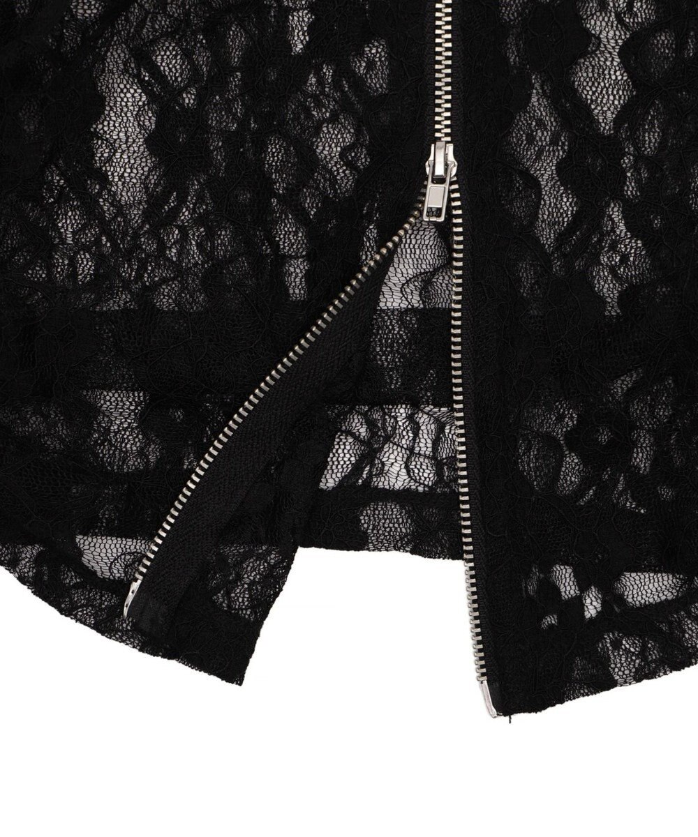 WEGO レースダブルジップパーカー 