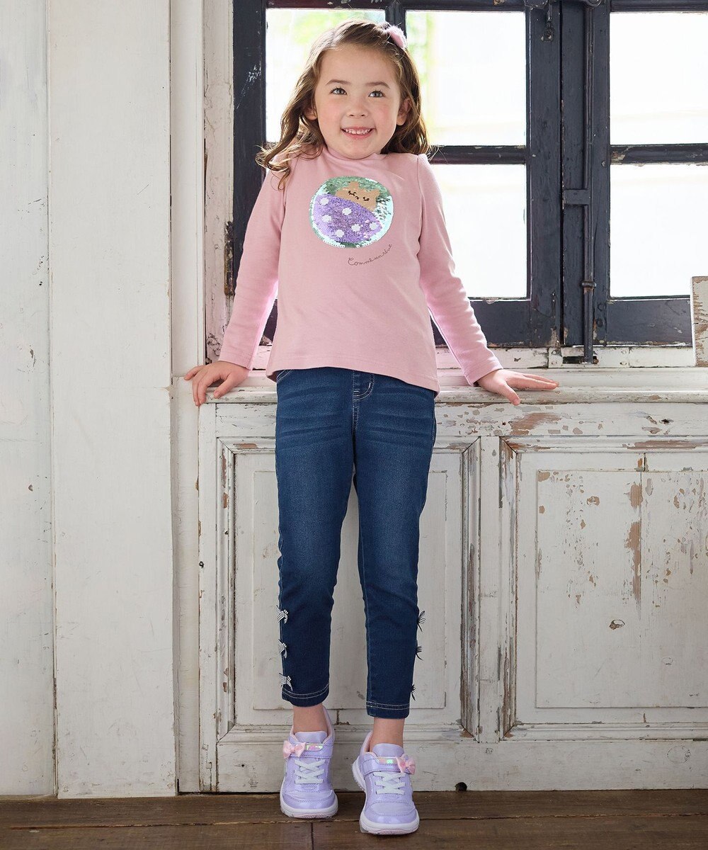 ANY KIDS ミラクルスパンコール長袖Tシャツ 