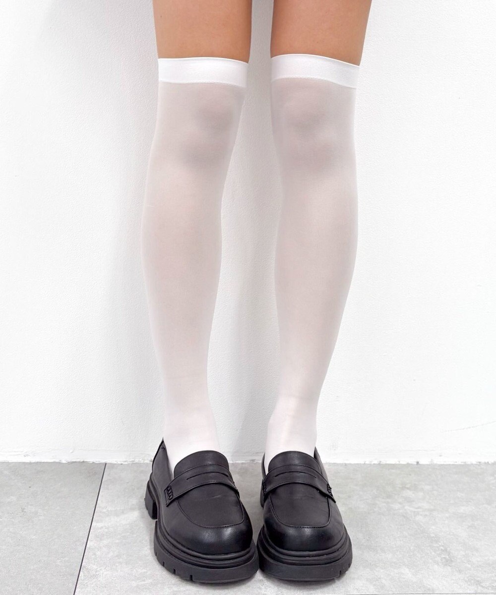 WEGO シアーニーハイソックス 