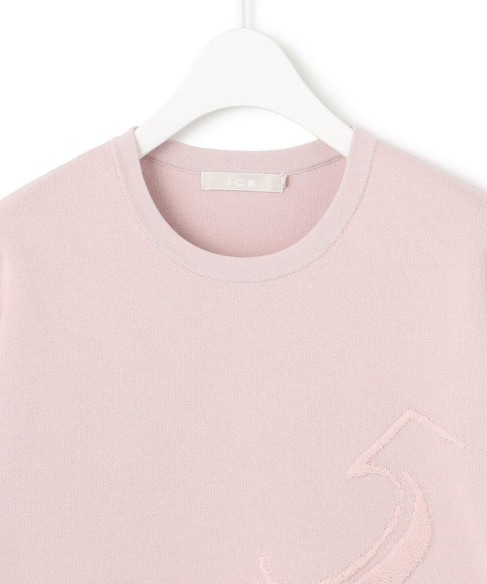 ICB 【洗える】ナンバリングカラーニット  プルオーバー 