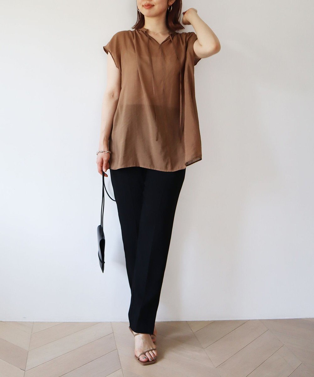 UNFILO 【撥水】ヴィンテージ レーヨン ブラウス 