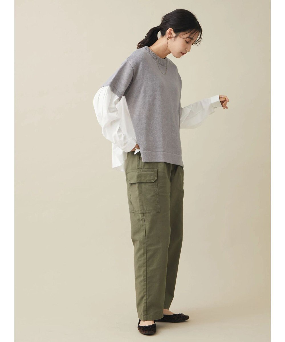 CRAFT STANDARD BOUTIQUE シャツドッキングニットプルオーバー 