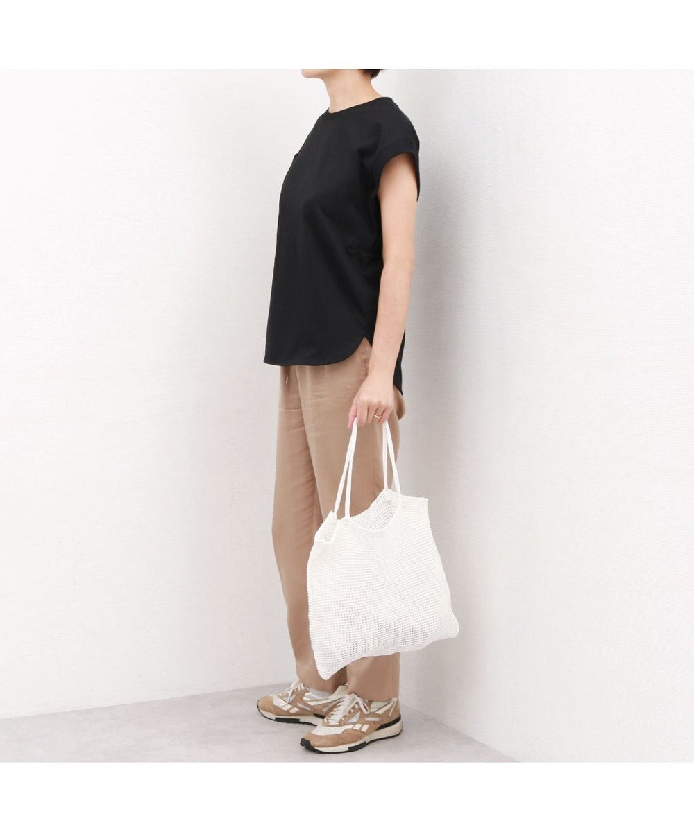 UNBILLION カシュカシュ cachecache / ラメ糸編みトートバッグ 