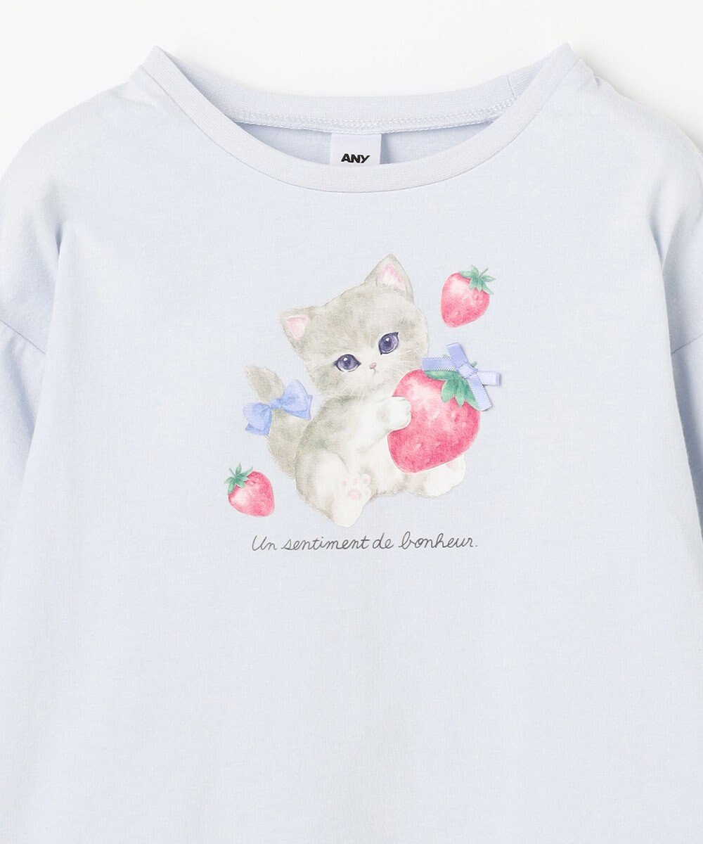 ANY KIDS 【Strawberry Collection】アートプリント 長袖Tシャツ 