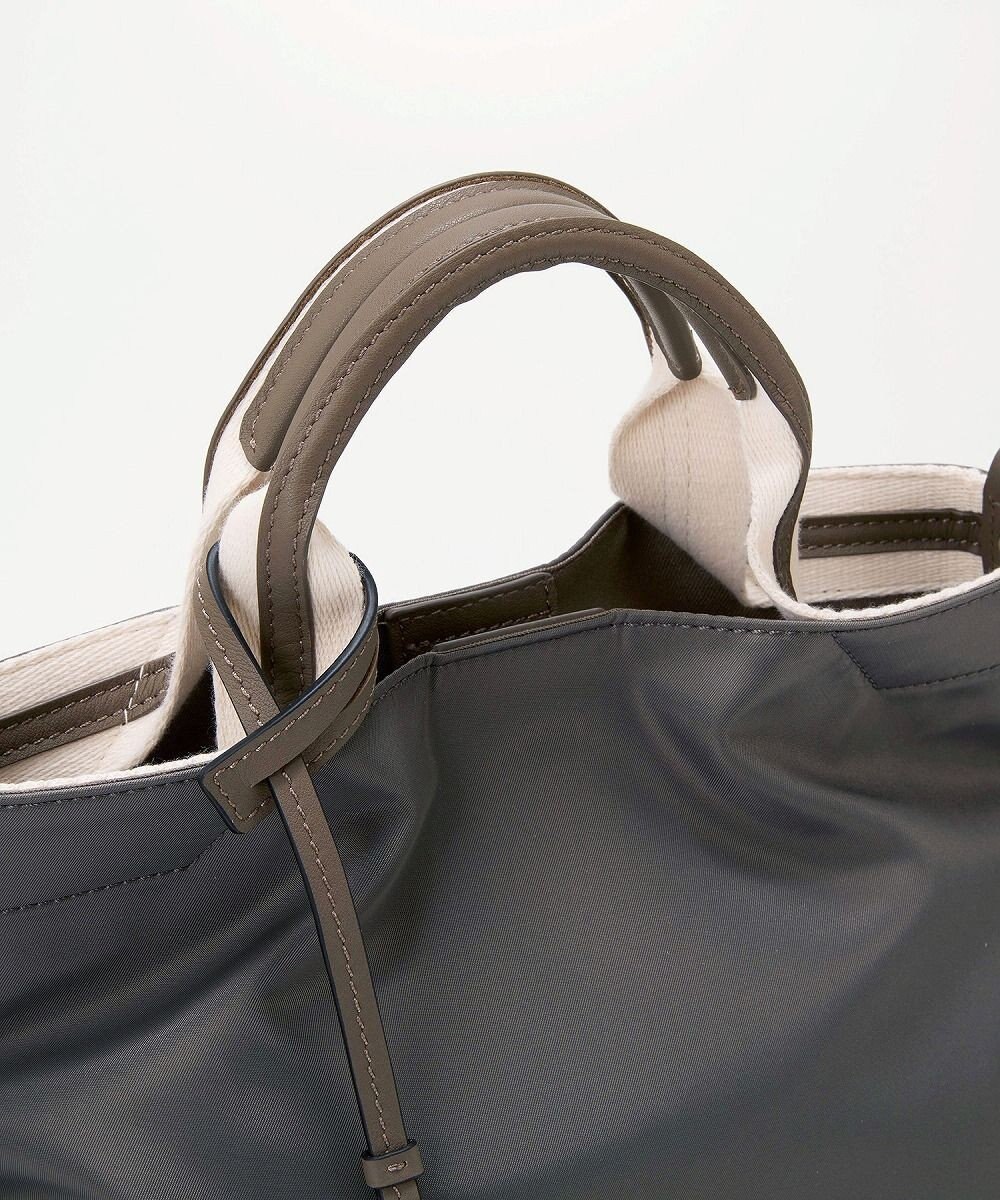 TOPKAPI 【TREASURE TOPKAPI】】ストライプハンドル ナイロン 2way ミニ トートバッグ 