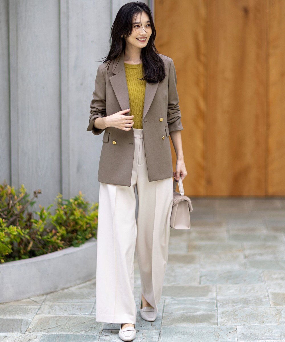 ANY SIS ビューティサーモ2WAYストレッチ テーラードジャケット 