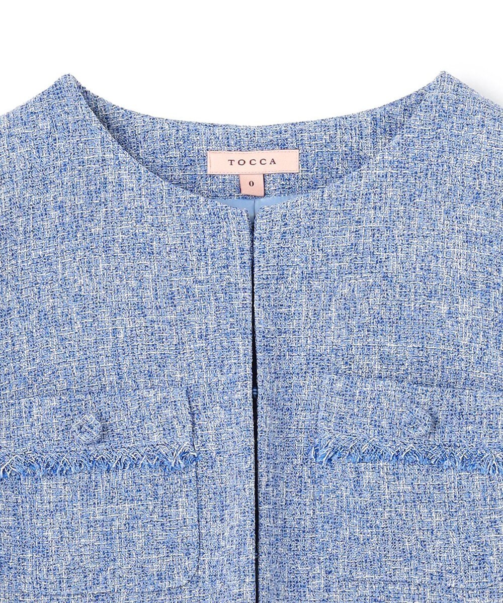 TOCCA 【洗える】MIST TWEED ジャケット 