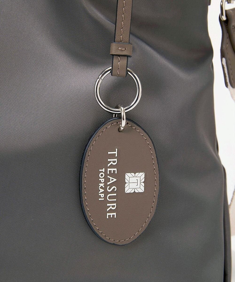 TOPKAPI 【TREASURE TOPKAPI】】ストライプハンドル ナイロン 2way ミニ トートバッグ 