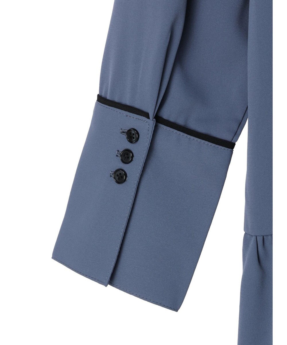 Green Parks armonia．配色シャツワンピース 