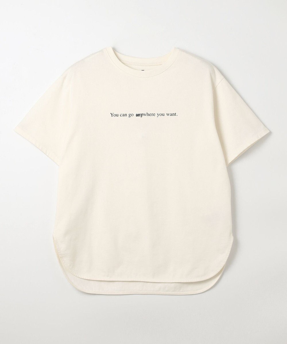 ANY オーガビッツロゴテールＴシャツ 