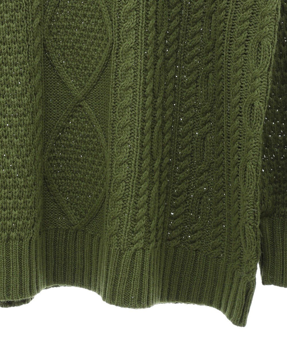 CRAFT STANDARD BOUTIQUE ハンドステッチケーブルニットチュニック 