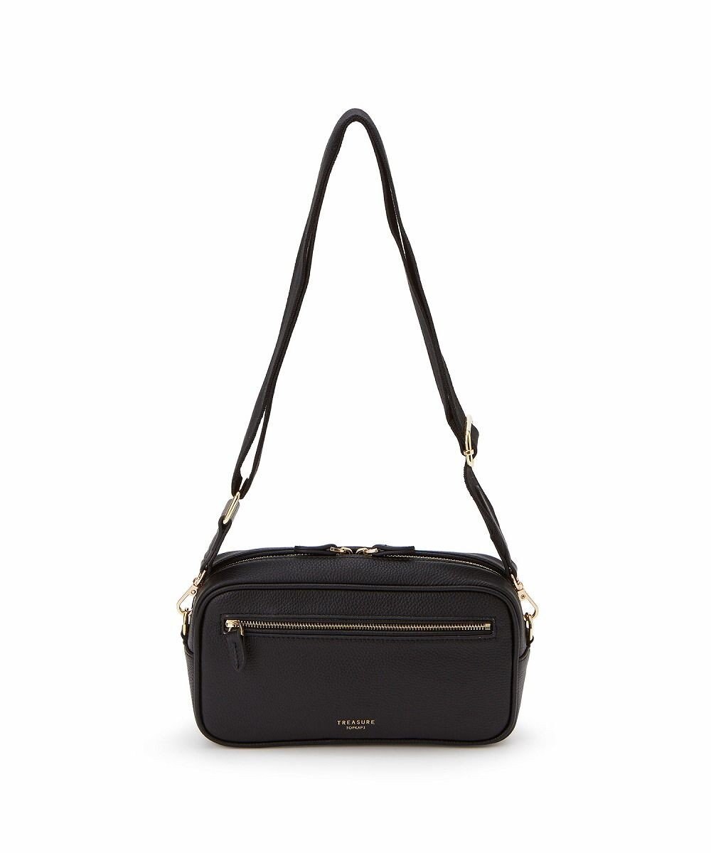 TOPKAPI 【TREASURE TOPKAPI】シュリンクレザー スクエア 2way ショルダー バッグ 