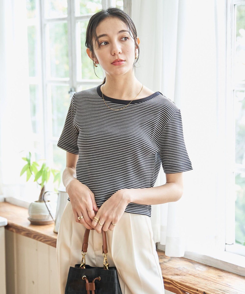 WEGO 【洗える/SML】コンパクトリブT 